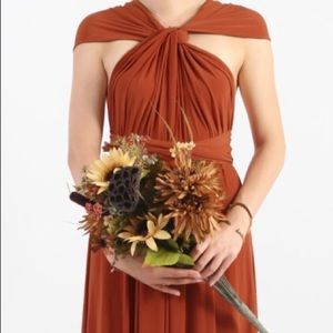 Infinity Multi-way Dress - Burnt Orange